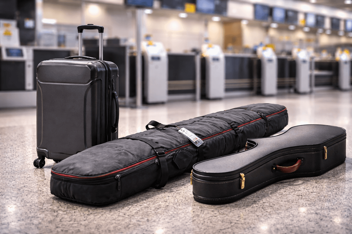 Irregular Size Luggage Explained: Surfboards, Skis & Musical Instruments Rules by Airline